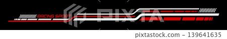 Race car, rally championship sticker or symbol. Motorsport competition patch, speed drive championship decal vector tag. Drag car race stripe sticker or motocross racing red and white label Race car, rally championship sticker or symbol. Motorsport competition patch, speed drive championship decal vector tag. Drag car race stripe sticker or motocross racing red and white label 139641635
