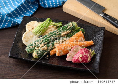 Rice bran pickles taken out from the rice bran floor Rice bran pickles taken out from the rice bran floor 139641747