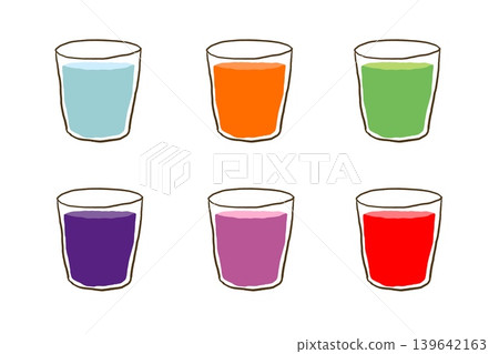 Illustration of juice in a glass Illustration of juice in a glass 139642163