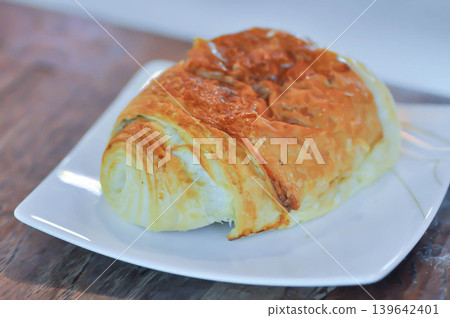 croissant ,French croissant or chocolate croissant or French bread or chocolate bun 139642401