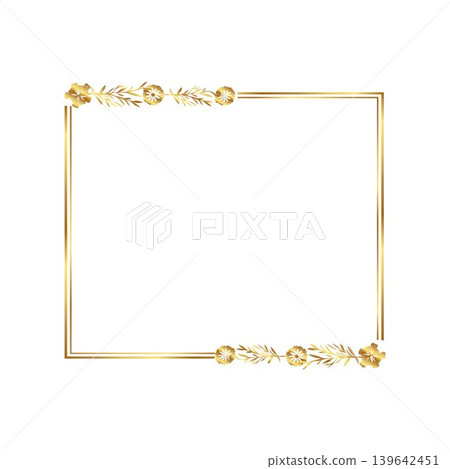greeting card Elegant gold floral frame free vector illustration greeting card Elegant gold floral frame free vector illustration 139642451