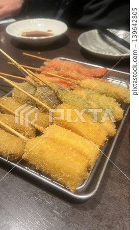 炒豬肉和那迦的串 139642805
