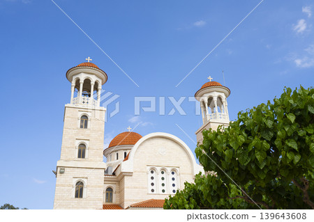 Panagia Faneromeni church in Larnaka, Cyprus Panagia Faneromeni church in Larnaka, Cyprus 139643608
