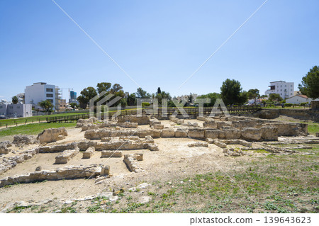 the archaeological site of Kition in Larnaka, Cyprus the archaeological site of Kition in Larnaka, Cyprus 139643623