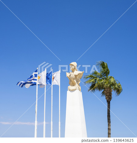 Bust of the General Kimon in Larnaka, Cyprus Bust of the General Kimon in Larnaka, Cyprus 139643625