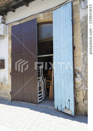 artisanal activities in a street in Larnaka, Cyprus artisanal activities in a street in Larnaka, Cyprus 139643653