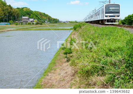 稻田裡注滿了水，還有 B.B.BASE Teganuma 139643682