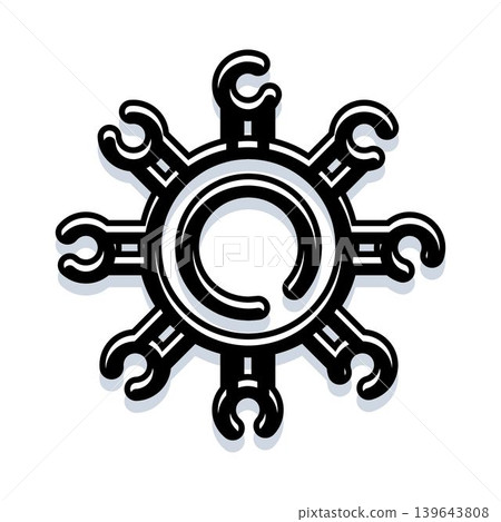 Mechanical maintenance concept with wrench gear design 139643808