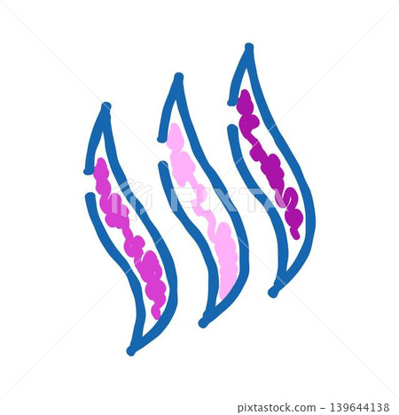 Aroma scent vapor icon drawing with steam lines Aroma scent vapor icon drawing with steam lines 139644138