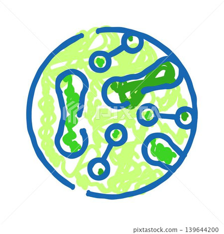 Analyzing microscopic bacteria and microorganisms in a petri dish Analyzing microscopic bacteria and microorganisms in a petri dish 139644200