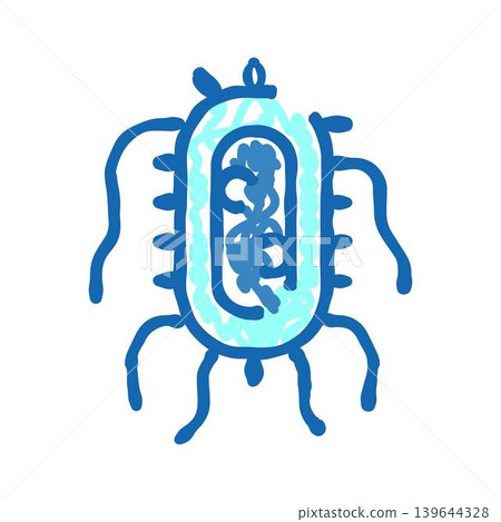 Microorganism bacterium cell icon illustrating biology and microbiology Microorganism bacterium cell icon illustrating biology and microbiology 139644328