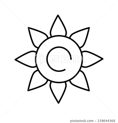 Sun and copyright symbol combining protection and energy Sun and copyright symbol combining protection and energy 139644368