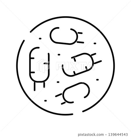 Petri dish bacteria growing microbiology research concept Petri dish bacteria growing microbiology research concept 139644543