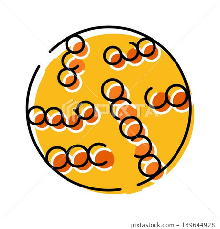 Bacterial growth in petri dish microbiology concept Bacterial growth in petri dish microbiology concept 139644928