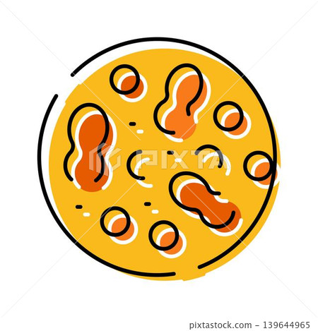 Petri dish cultivating bacteria for scientific research Petri dish cultivating bacteria for scientific research 139644965