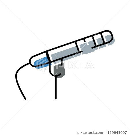 Microphone icon representing audio recording and broadcasting Microphone icon representing audio recording and broadcasting 139645007