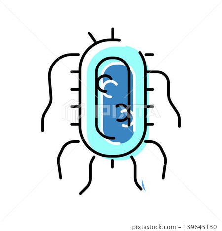 Bacteria or virus microbe biology science concept icon Bacteria or virus microbe biology science concept icon 139645130