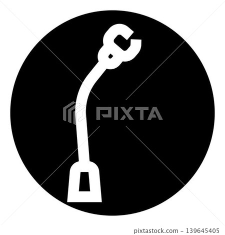 Adjustable open end wrench icon repairing fixing equipment Adjustable open end wrench icon repairing fixing equipment 139645405