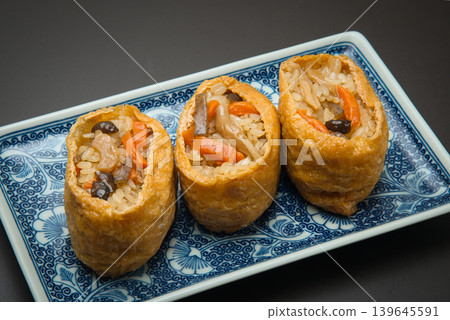 Delicious mixed vegetable inari sushi I bought in Nasu 139645591