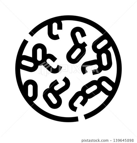 Bacteria or microorganism growing in a petri dish culture Bacteria or microorganism growing in a petri dish culture 139645898