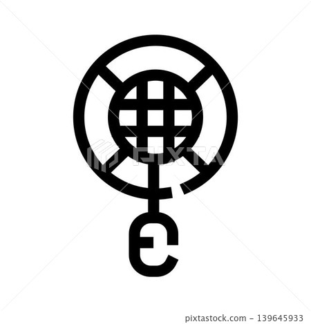 Chinese knot icon representing traditional festival decoration 139645933
