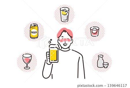 Alcohol and Male Image 139646117