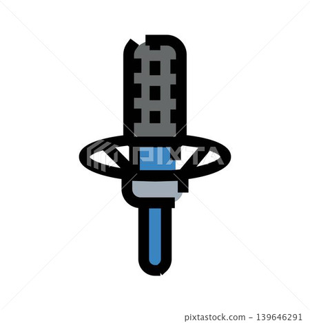 Studio microphone icon for recording and broadcasting audio Studio microphone icon for recording and broadcasting audio 139646291