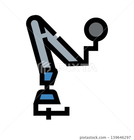 Microphone arm stand equipment for podcasting and broadcasting Microphone arm stand equipment for podcasting and broadcasting 139646297