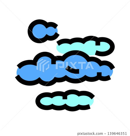 Cartoon clouds weather drawing minimal graphic illustration Cartoon clouds weather drawing minimal graphic illustration 139646351