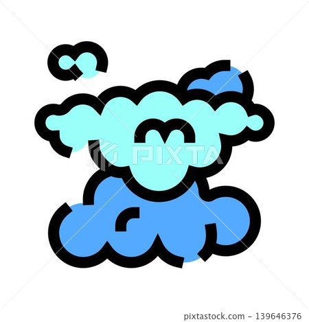 Clouds weather forecast icon vector illustration Clouds weather forecast icon vector illustration 139646376