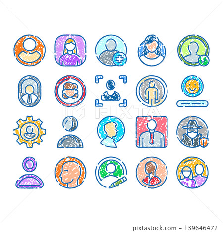 User profile avatar drawing collection for web User profile avatar drawing collection for web 139646472