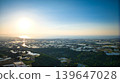 View of the area around Toyama Bay from the hills in the evening. 139647028