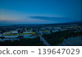 View of the area around Toyama Bay from the hills in the evening. 139647029