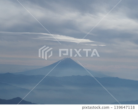 Mount Kinpu in mid-December (Kofu City and Hokuto City in Yamanashi Prefecture, and Kawakami Village in Nagano Prefecture) Mount Kinpu in mid-December (Kofu City and Hokuto City in Yamanashi Prefecture, and Kawakami Village in Nagano Prefecture) 139647118