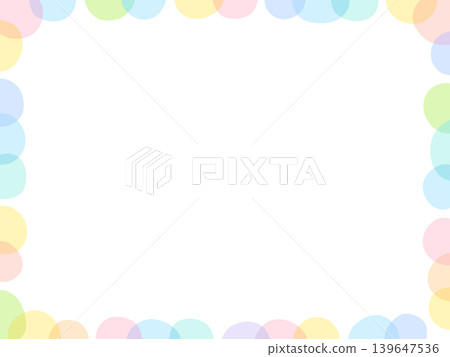 Colorful, overlapping, loosely shaped circular frames Colorful, overlapping, loosely shaped circular frames 139647536
