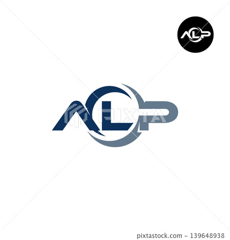 Letter ALP Logo Design Readymade Initial Letter ALP Logo Design Readymade Initial 139648938