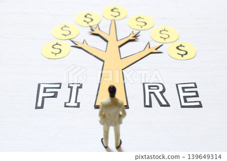 Fire and Money Tree Fire and Money Tree 139649314