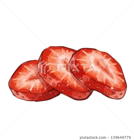 一幅令人垂涎欲滴的草莓插圖 一幅令人垂涎欲滴的草莓插圖 139649779