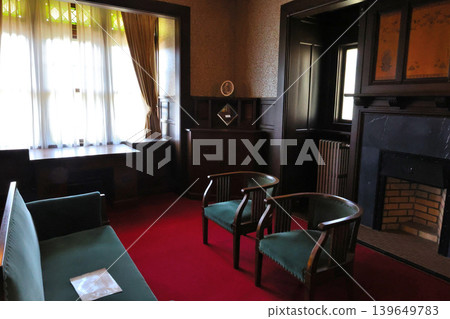 Kawanishi City Local History Museum, Former Hiraga Residence (Nationally Registered Tangible Cultural Property), Western-style room 139649783
