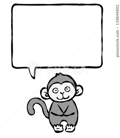 【對話框】單點設計元素：猴子 139649802
