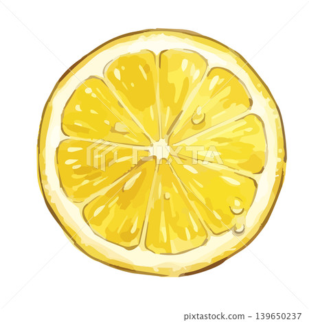 一幅令人垂涎欲滴的檸檬插圖 一幅令人垂涎欲滴的檸檬插圖 139650237