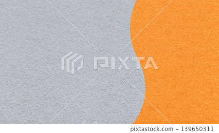 Light gray paper texture background with orange vertical curved wavy split and. copy space for banner, presentation Light gray paper texture background with orange vertical curved wavy split and. copy space for banner, presentation 139650311