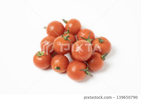 White background and cherry tomatoes White background and cherry tomatoes 139650790