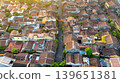 Aerial view of Hoi an ancient town at sunrise, Vietnam. 139651381