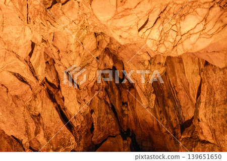 Greece, Kastoria, Dragon's Cave, a famous limestone cave located in Kastoria, Greece. Greece, Kastoria, Dragon's Cave, a famous limestone cave located in Kastoria, Greece. 139651650