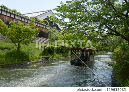 Fushimi Horikawa River, Jikkoku Boat, Fushimi Ward, Kyoto City Fushimi Horikawa River, Jikkoku Boat, Fushimi Ward, Kyoto City 139652085