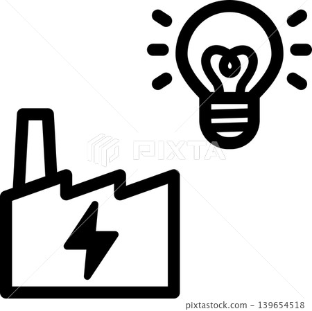 Power plant icon Power plant icon 139654518