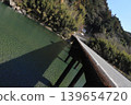 [Kochi Prefecture] The Nagoshiya Submersible Bridge over the Niyodo River and the scenery of the clear stream. 139654720