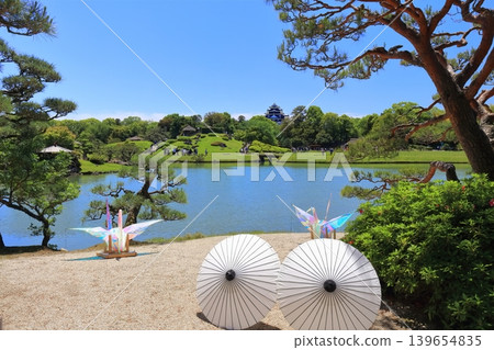 [Okayama Prefecture] Springtime Fantasy Garden and Springtime Illumination at Torijo Castle (Korakuen Garden and Okayama Castle) 139654835