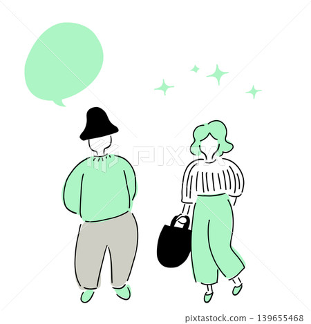 一對老年夫婦出門前,發了一條簡短的訊息 | 灰色 x 薄荷綠 一對老年夫婦出門前,發了一條簡短的訊息 | 灰色 x 薄荷綠 139655468